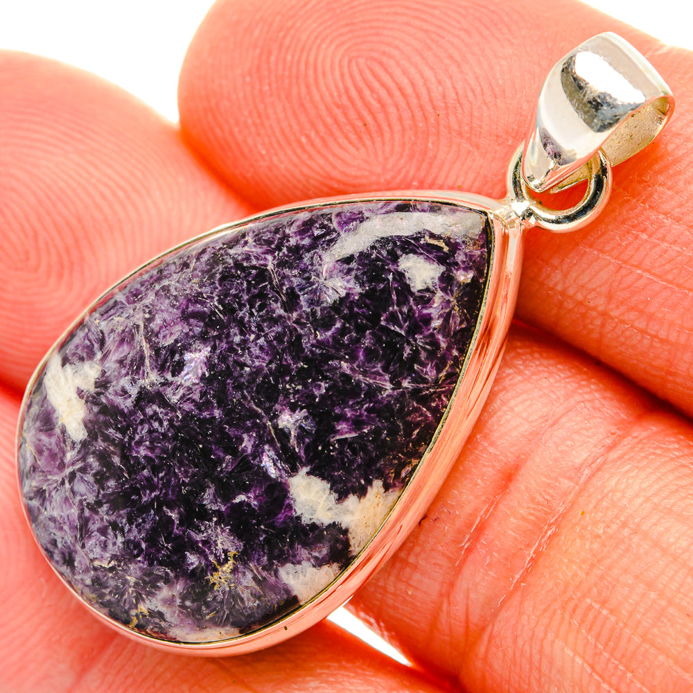 Lepidolite Pendants handcrafted by Ana Silver Co - PD27492