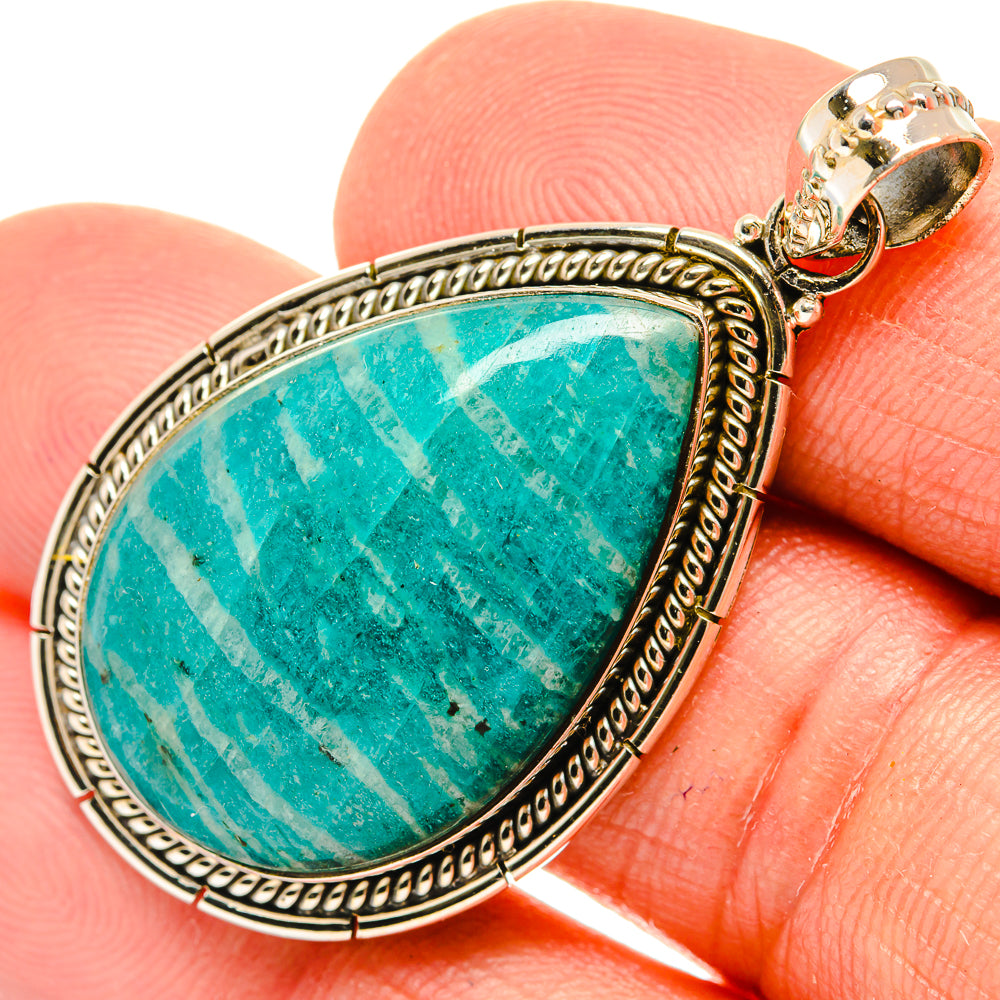 Amazonite Pendants handcrafted by Ana Silver Co - PD27500