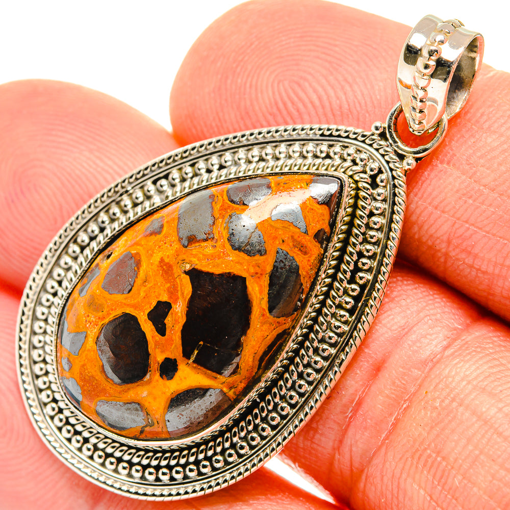 Bauxite Pendants handcrafted by Ana Silver Co - PD27502