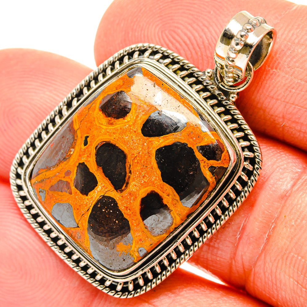 Bauxite Pendants handcrafted by Ana Silver Co - PD27508