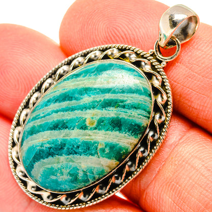 Amazonite Pendants handcrafted by Ana Silver Co - PD27510