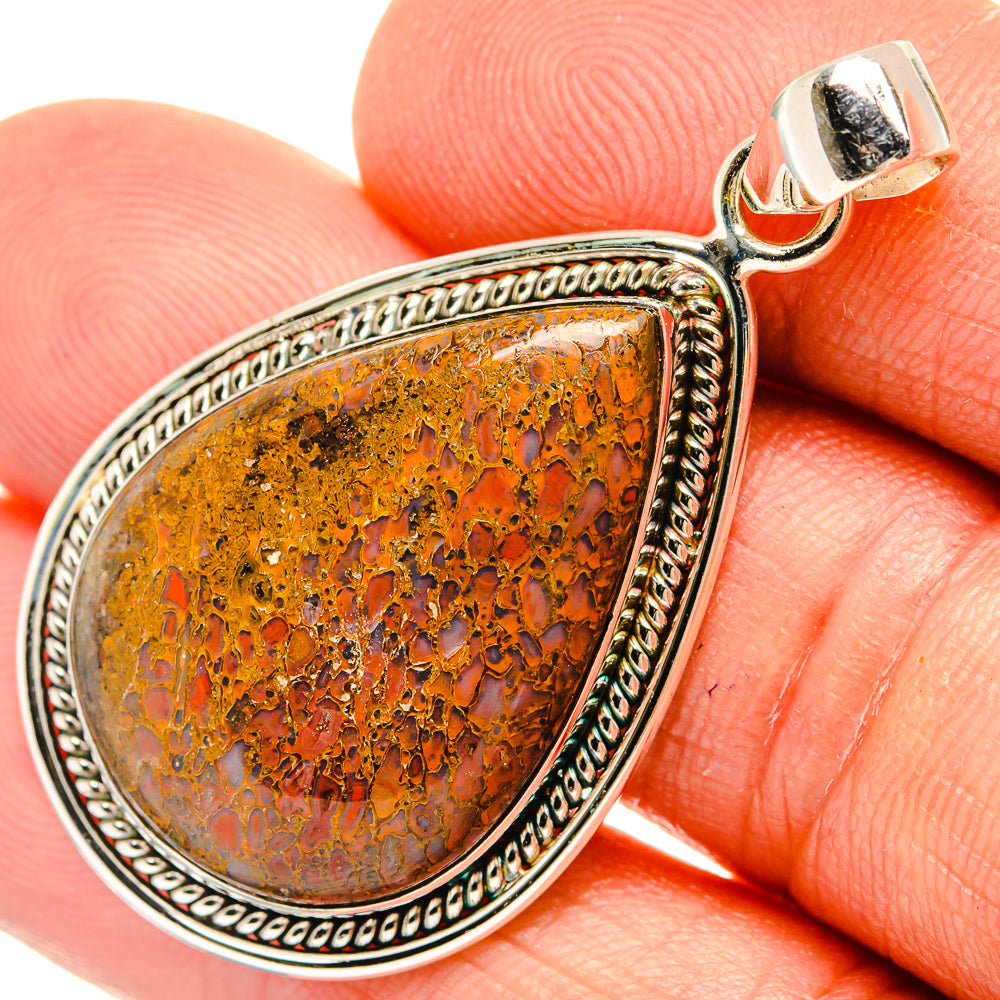 Dinosaur Bone Pendants handcrafted by Ana Silver Co - PD27513