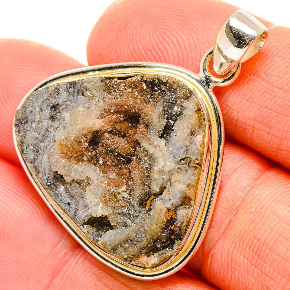Desert Druzy Pendants handcrafted by Ana Silver Co - PD27517