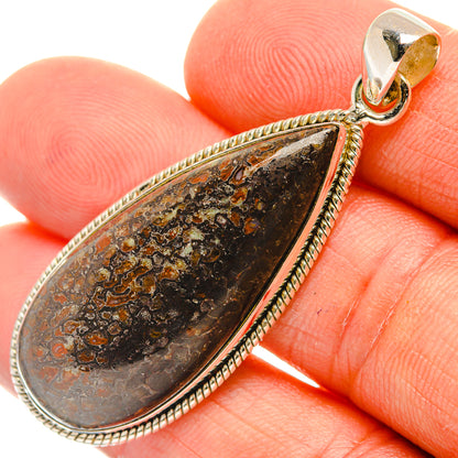 Dinosaur Bone Pendants handcrafted by Ana Silver Co - PD27519