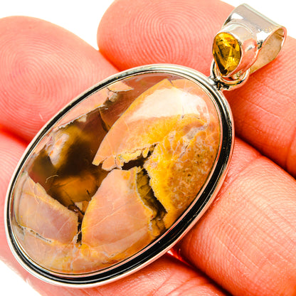 Butterfly Jasper Pendants handcrafted by Ana Silver Co - PD27522
