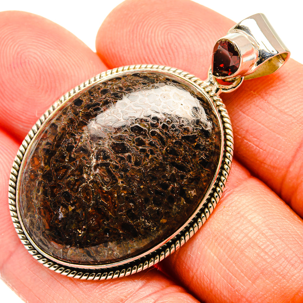 Dinosaur Bone Pendants handcrafted by Ana Silver Co - PD27540