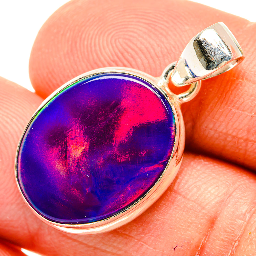 Aura Opal Pendants handcrafted by Ana Silver Co - PD27559