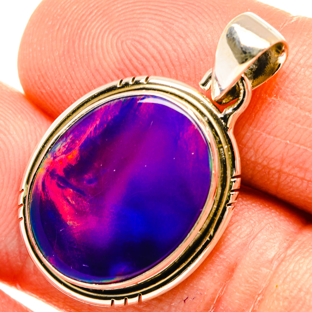 Aura Opal Pendants handcrafted by Ana Silver Co - PD27561