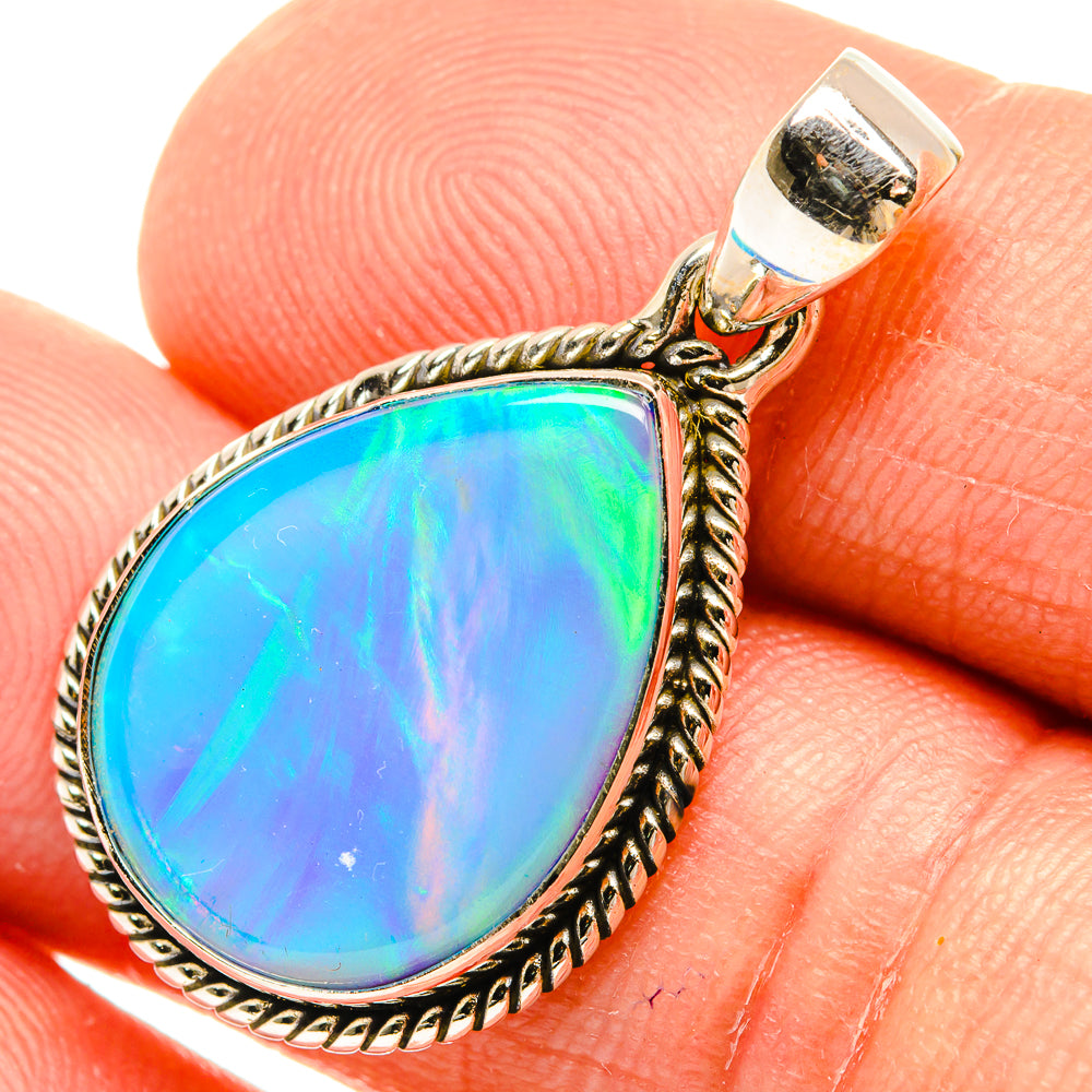 Aura Opal Pendants handcrafted by Ana Silver Co - PD27564