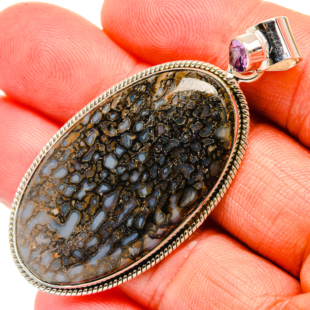 Dinosaur Bone Pendants handcrafted by Ana Silver Co - PD27568