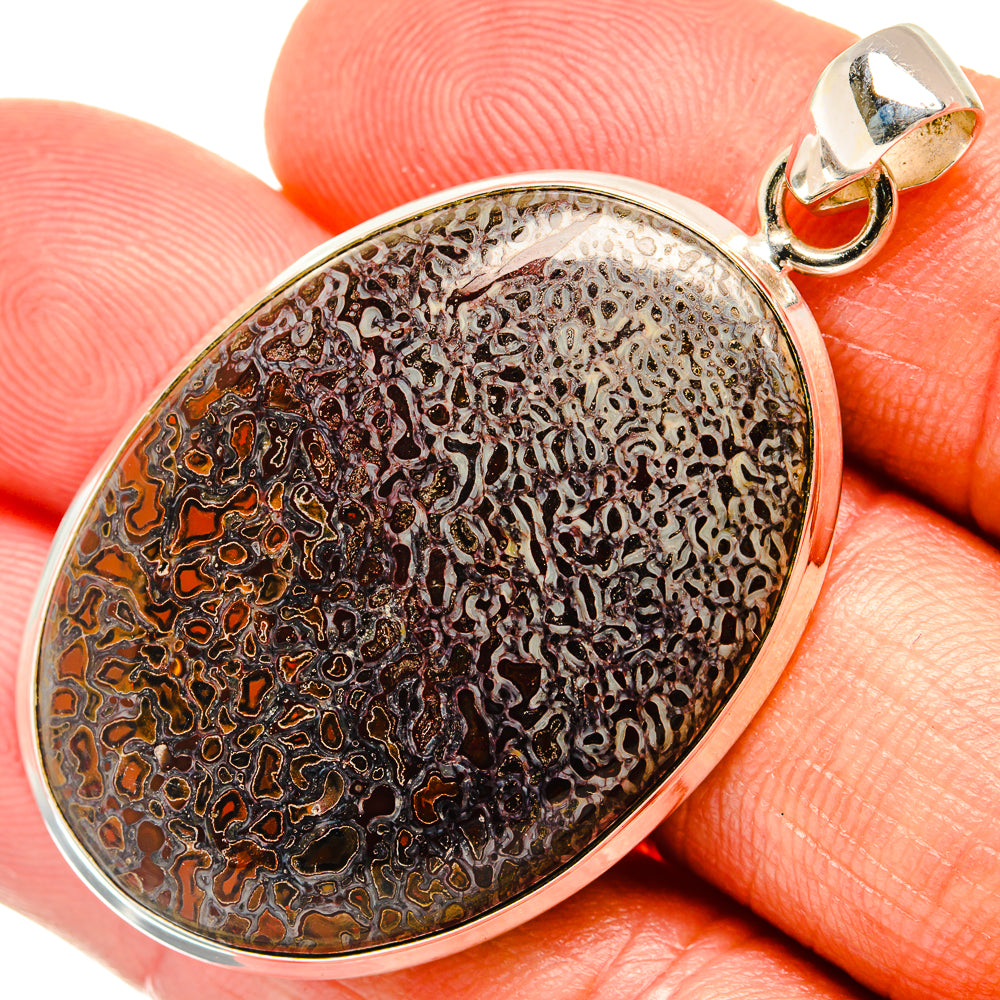 Dinosaur Bone Pendants handcrafted by Ana Silver Co - PD27576