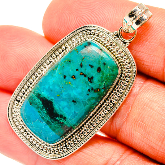 Chrysocolla Pendants handcrafted by Ana Silver Co - PD27583