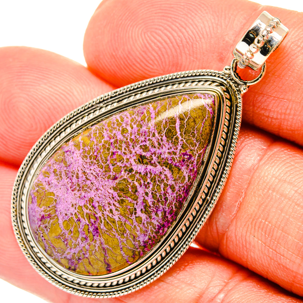 Stichtite Pendants handcrafted by Ana Silver Co - PD27591