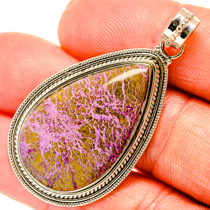 Stichtite Pendants handcrafted by Ana Silver Co - PD27591
