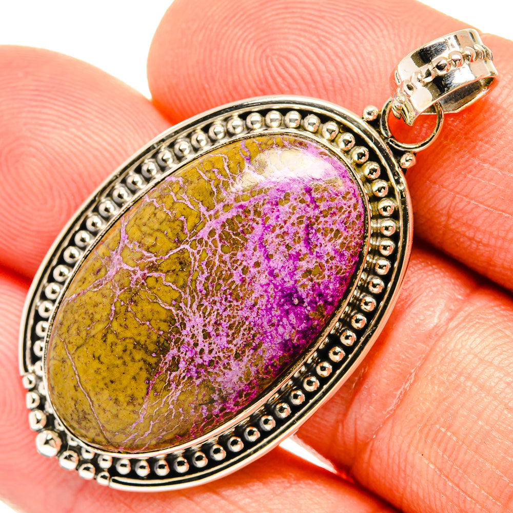 Stichtite Pendants handcrafted by Ana Silver Co - PD27592
