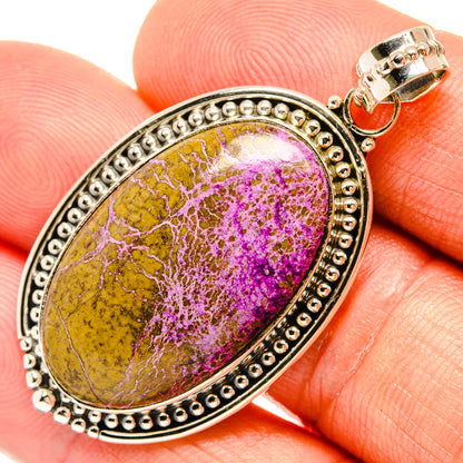 Stichtite Pendants handcrafted by Ana Silver Co - PD27592
