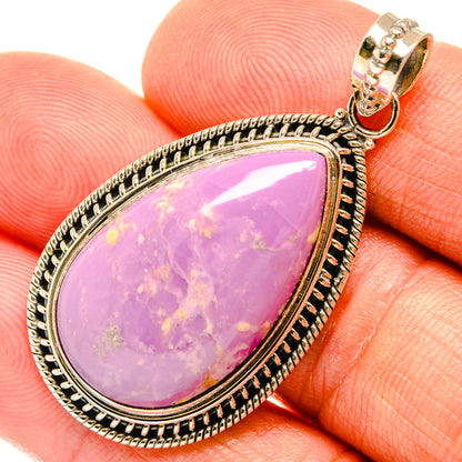 Phosphosiderite Pendants handcrafted by Ana Silver Co - PD27593