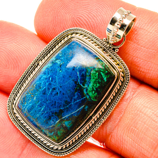 Chrysocolla Pendants handcrafted by Ana Silver Co - PD27596