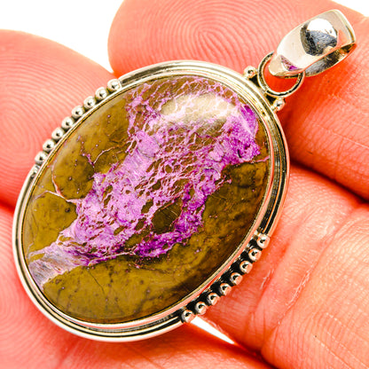 Stichtite Pendants handcrafted by Ana Silver Co - PD27599