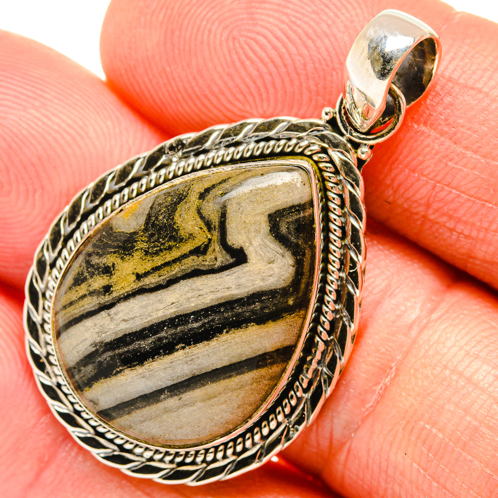 Pinolith Jasper Pendants handcrafted by Ana Silver Co - PD27604