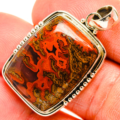 Moroccan Agate Pendants handcrafted by Ana Silver Co - PD27610