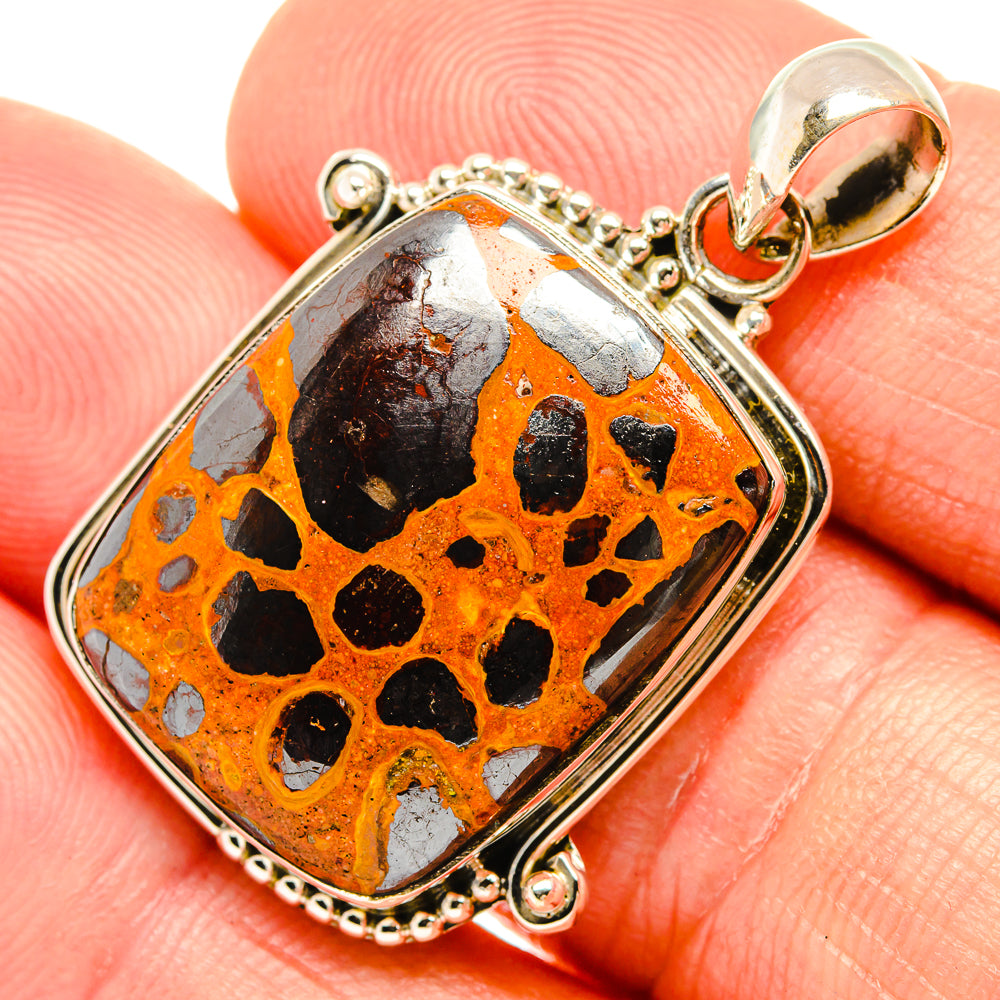 Bauxite Pendants handcrafted by Ana Silver Co - PD27617