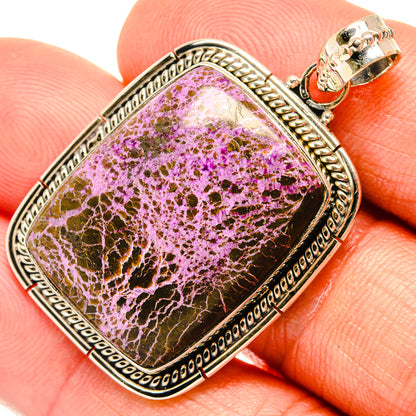 Stichtite Pendants handcrafted by Ana Silver Co - PD27619