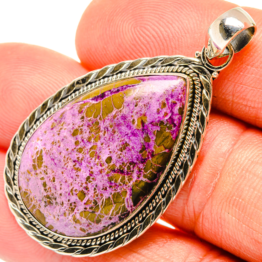 Stichtite Pendants handcrafted by Ana Silver Co - PD27620