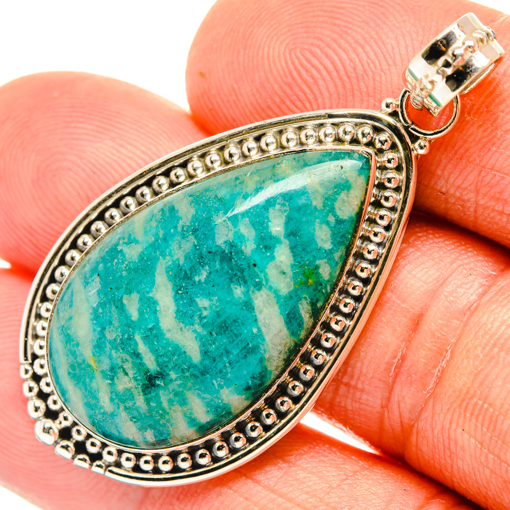 Amazonite Pendants handcrafted by Ana Silver Co - PD27629