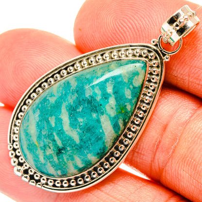 Amazonite Pendants handcrafted by Ana Silver Co - PD27629