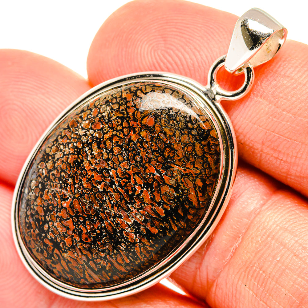 Dinosaur Bone Pendants handcrafted by Ana Silver Co - PD27640
