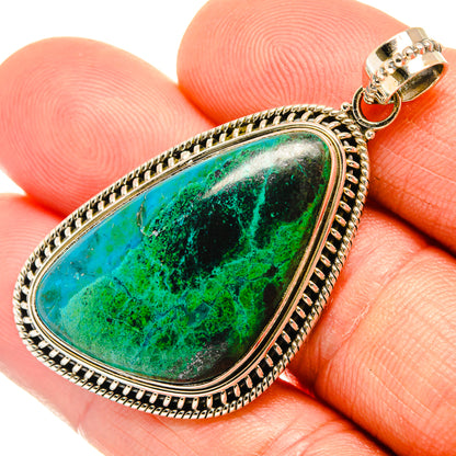 Chrysocolla Pendants handcrafted by Ana Silver Co - PD27647