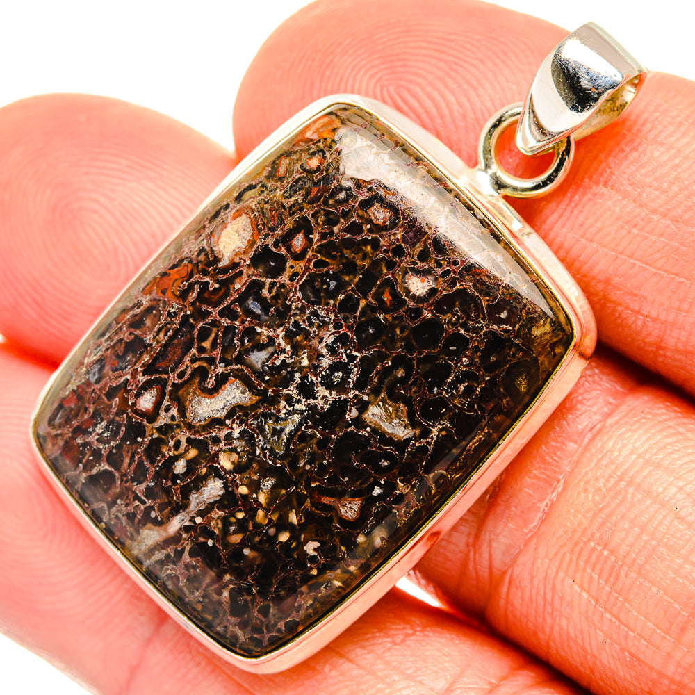 Dinosaur Bone Pendants handcrafted by Ana Silver Co - PD27648
