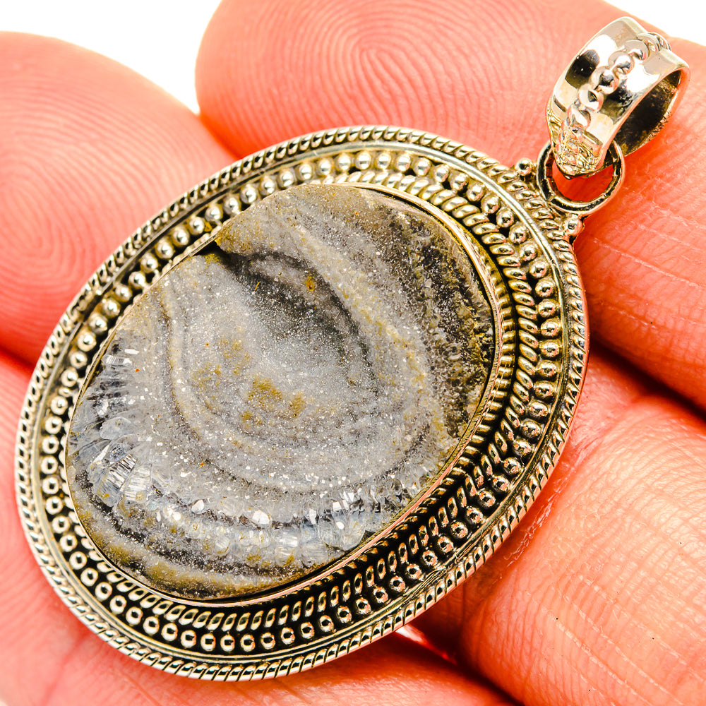 Desert Druzy Pendants handcrafted by Ana Silver Co - PD27649