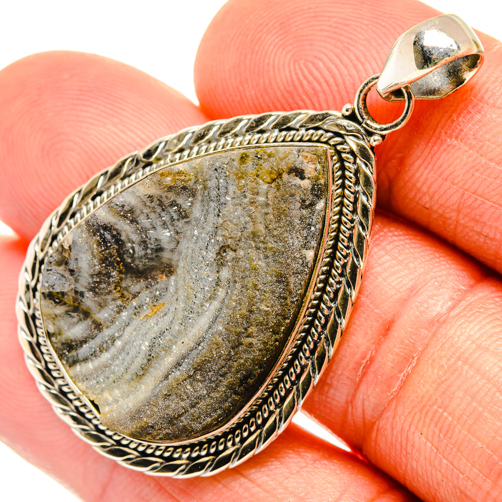 Desert Druzy Pendants handcrafted by Ana Silver Co - PD27650