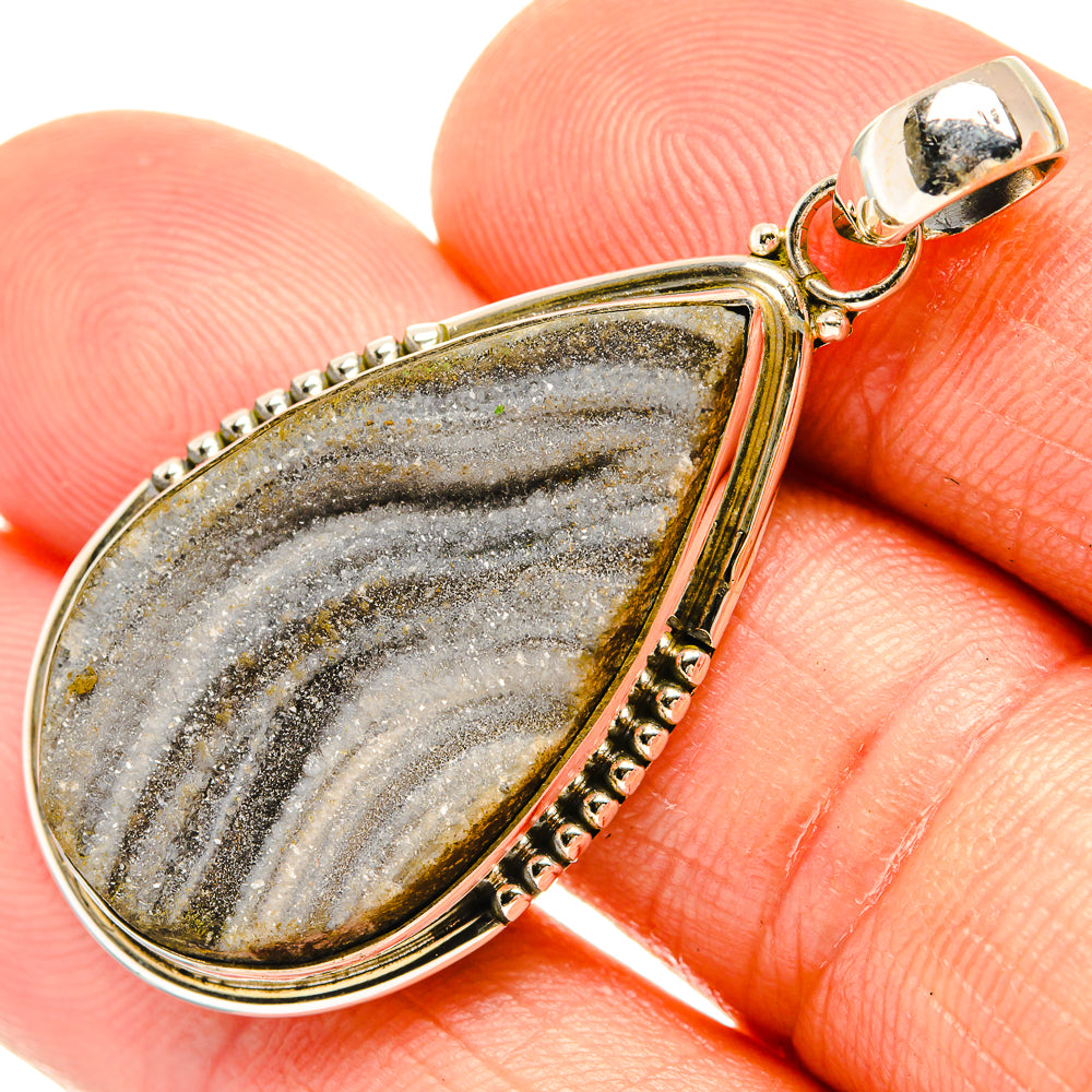 Desert Druzy Pendants handcrafted by Ana Silver Co - PD27652