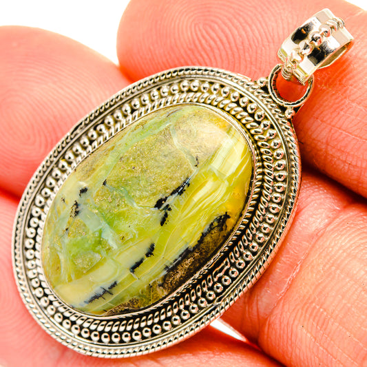 Rainforest Jasper Pendants handcrafted by Ana Silver Co - PD27658