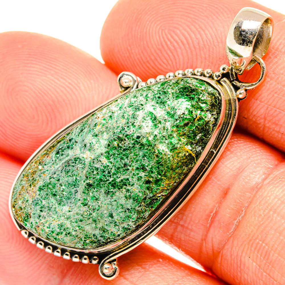 Green Fuchsite Pendants handcrafted by Ana Silver Co - PD27660
