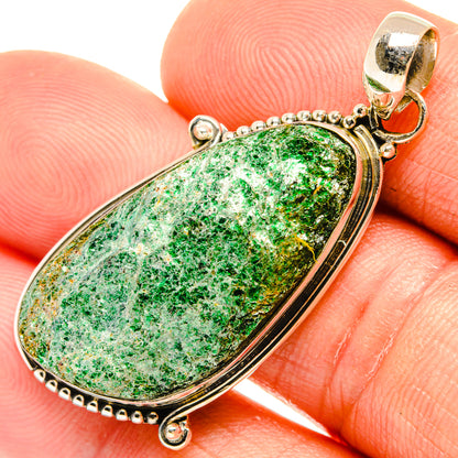 Green Fuchsite Pendants handcrafted by Ana Silver Co - PD27660