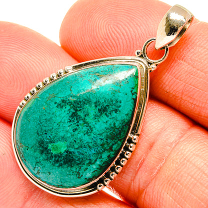Chrysocolla Pendants handcrafted by Ana Silver Co - PD27667