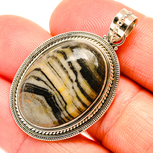 Pinolith Jasper Pendants handcrafted by Ana Silver Co - PD27674