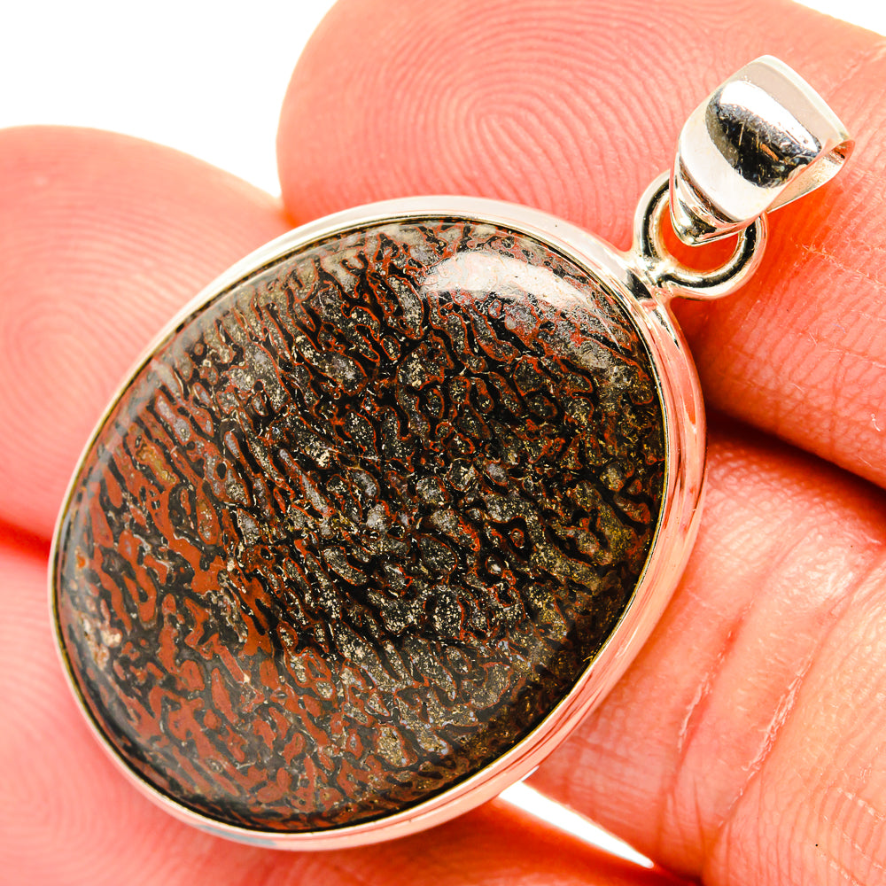 Dinosaur Bone Pendants handcrafted by Ana Silver Co - PD27679