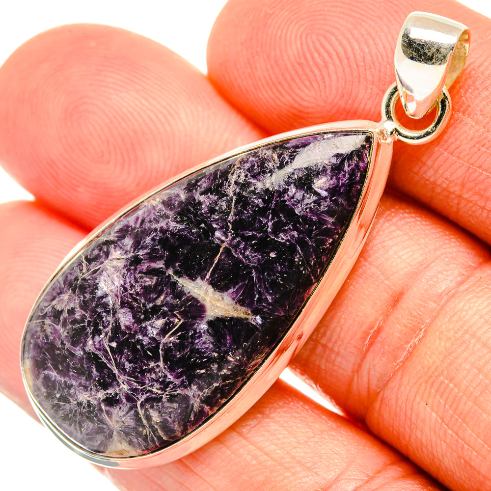 Lepidolite Pendants handcrafted by Ana Silver Co - PD27685