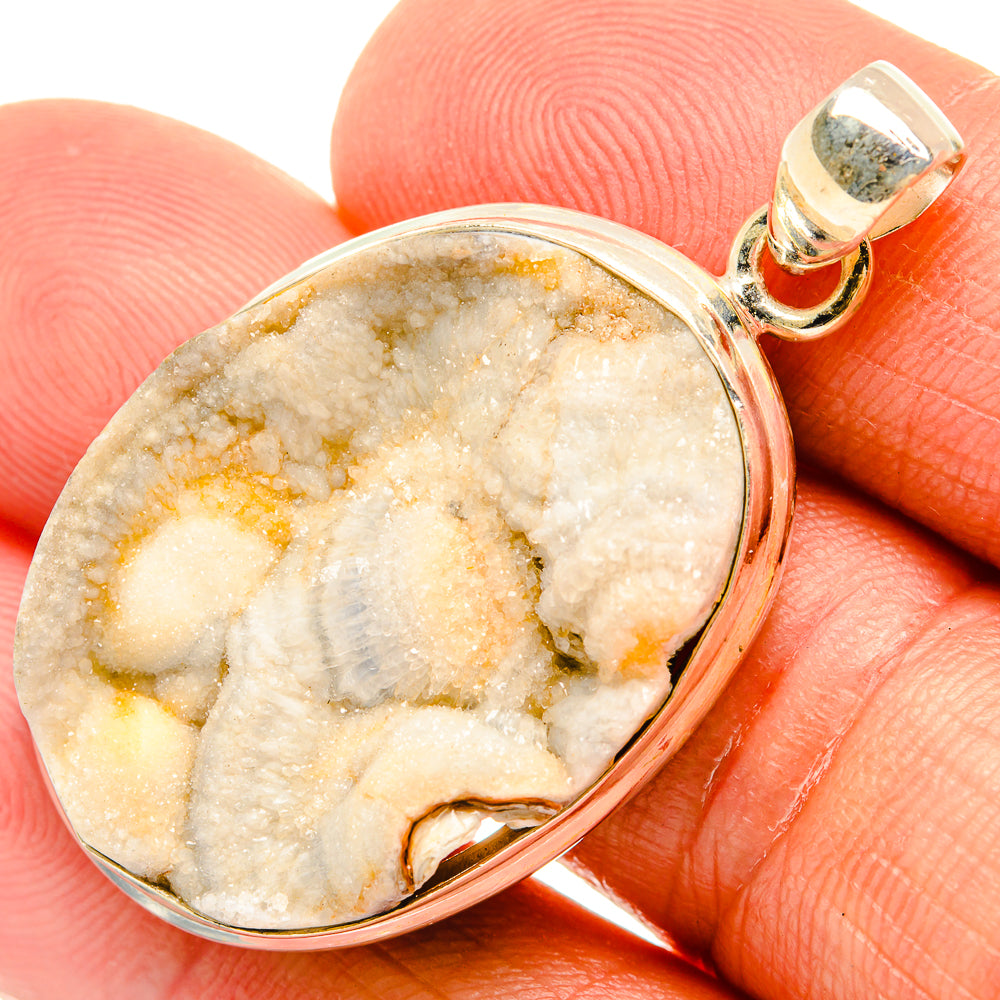Desert Druzy Pendants handcrafted by Ana Silver Co - PD27688