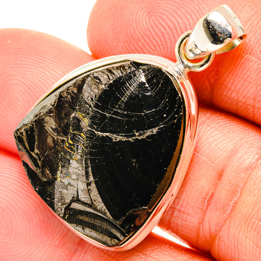 Shungite Pendants handcrafted by Ana Silver Co - PD27691
