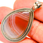 Red Botswana Agate Pendants handcrafted by Ana Silver Co - PD27698