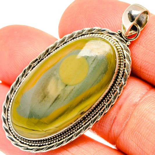 Polychrome Jasper Pendants handcrafted by Ana Silver Co - PD27700