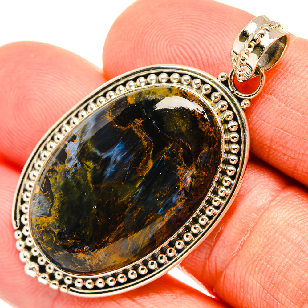 Pietersite Pendants handcrafted by Ana Silver Co - PD27708
