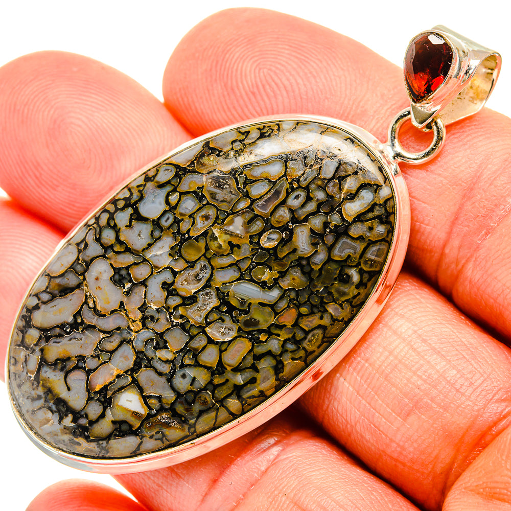 Dinosaur Bone Pendants handcrafted by Ana Silver Co - PD27716