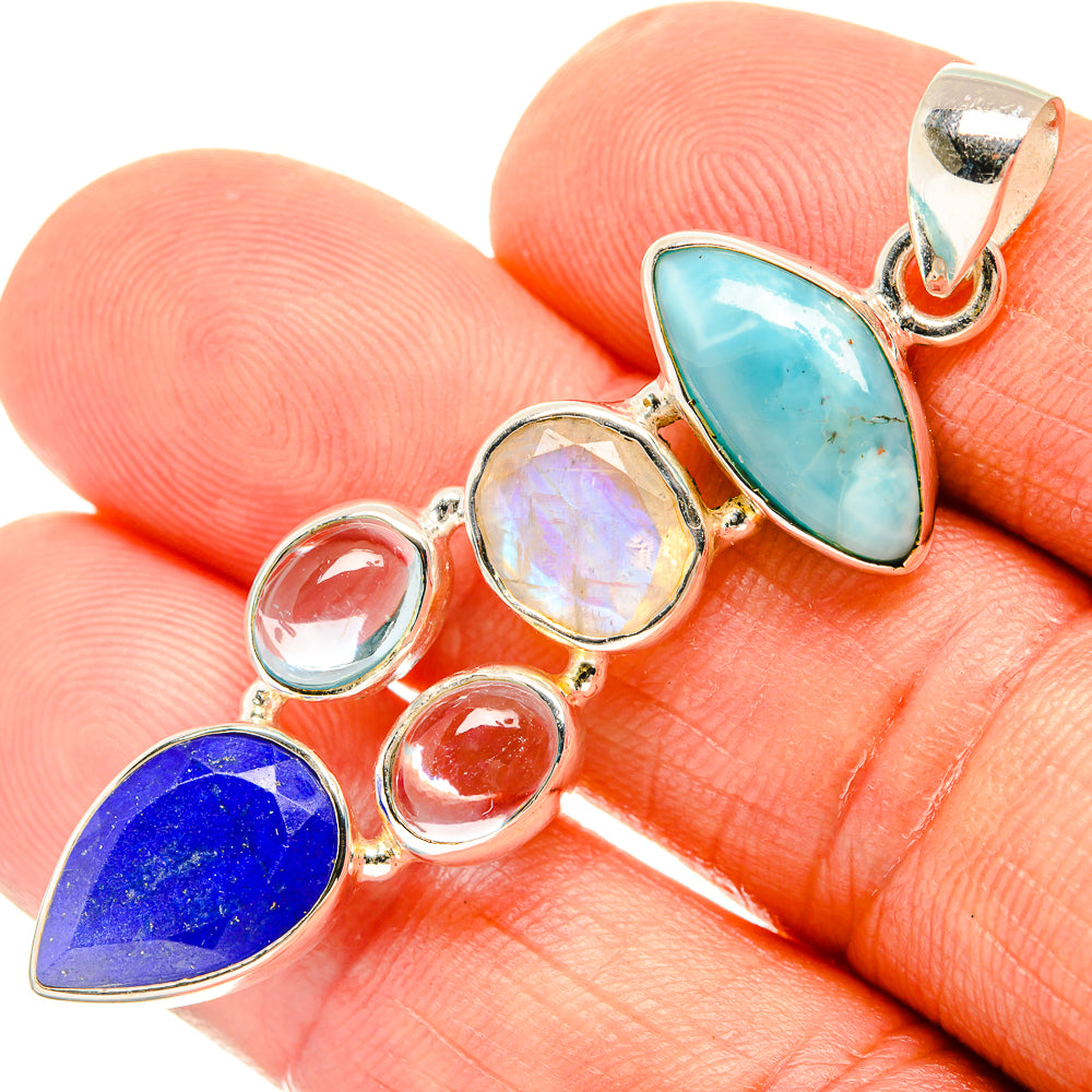 Lapis Lazuli Pendants handcrafted by Ana Silver Co - PD27734